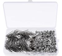 ASFASFq-Kit de Réparation de Serre 230 Pièces - Clips de Vitrage Métalliques, Écrous et Boulons en Aluminium, Clips de Chevauchement en Z