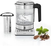 Asfasfq-Kitchenminis Bouilloire Théière Électrique En Verre, 1 L, 1900 W, 5 Niveaux De Température, Maintien Au Chaud, Sans Fil, Qualité Schott Duran, Filtre Thé Intégré, Design Inox & Compact 041318