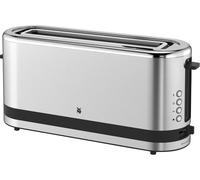 ASFASFq-KITCHENMINIS Grille Pain, 1 Fente Extra Longue, 7 Niveaux de Brunissage, Réchauffe Viennoiserie, 4 Fonctions, Inox Cromargan Haute Qualité, 900W, 0414120011