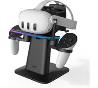 ASFASFq-KIWI design Station de Charge pour Meta Quest 3S/Quest 3/Quest 2/Quest Pro Accessoires, Accréditées par Meta