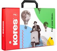 Asfasfq-Kores - Jeu Pour Le Travail À Domicile, Trousse De Papeterie Dans Une Valise Pour Travailler À La Maison, Boîte Cadeau Pour Télétravailleurs, Mallette De Transport Réutilisable, Jeu De 11 Pro