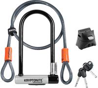 Asfasfq-Kryptonite Lucchetto A U Kryptolok Standard W/Flex Lucchetto Antifurto Per Bici Livello Di Sicurezza 6/10 Studiato Per Resistere Ai Tentativi Di Effrazione Dimensioni 10,2 Cm X 22,9 Cm