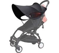 Asfasfq-Kyowoll Pare-Soleil Pour Poussette Bébé Universelle - Auvent Assurant Une Protection Uv Upf50 +,Se Fixe Facilement À La Capote De Toutes Les Poussettes Et Cannes (Version Améliorée)
