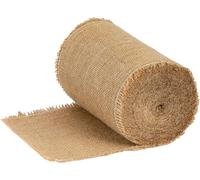ASFASFq-La Cordeline Toile de jute Naturel 20cm Rouleau18 mètres - Ruban pour Artisanat, Décoration, Jardinage