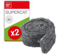 ASFASFq-Laine d'acier Stop Rongeurs Contre Les Souris, Rats, fouines, Insectes - Barrière Durable impénétrable Efficace à 100% - Maillage en Acier Inoxydable - Longueur 2x50cm