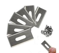ASFASFq-Lames de Gazon pour Husqvarna avec Double Lame aiguise en Acier Inoxydable 36,5 x 18,5 x 0,65 mm (Argent 30 pièces)
