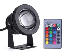 Asfasfq-Lampe Spot Sous-Marines À Led, Ip68 10w 12v Rgb Sous-Marine Eclairage Yacht Spot Light Lampe Étanche Noir Pour Bateau Yacht Pondside (Coquille Noir)