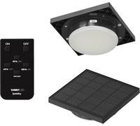 Asfasfq-Lanterne Solaire Décorative Avec Base Led Solaire Rechargeable Led Blanc Chaud Ferian Small H35cm