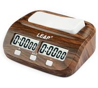 Asfasfq-Leap Horloge D'échecs Numérique Professionnelle Pour Jeux De Société, Avec Fonction Alarme, Aspect Bois