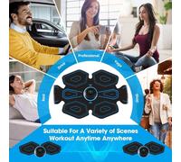 Asfasfq-Lectrostimulateur Musculaire Professionnel, Électrostimulateur Pour Abdominal, Abs Trainer/Toner Pour Abdom/Bras/Vie/Jambes