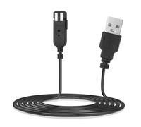 ASFASFq-Lenink Câble de charge de rechange de 100 cm compatible avec les cisailles à gazon sans fil Bosch Isio (pas pour Advanced Shear et Easy Shear)