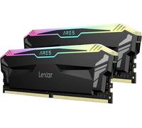 ASFASFq-Lexar ARES RGB DDR4 16Go (2x8Go) 3200 MHz, DRAM 288-Pin U-DIMM PC Mémoire RAM, Mémoire Haute Performance Ordinateur de Jeu PC pour Intel XMP 2.0/AMD Ryzen, CL16-20-20-40/1.35V (LD4U08G32C16LA