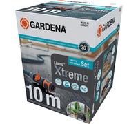 ASFASFq-Liano Xtreme 1/2 pouce, 10m set + sac : Tuyau de jardin extrêmement robuste en tissu textile avec sac, avec tuyau intérieur en PVC, léger, résistant aux intempéries (18468-20)
