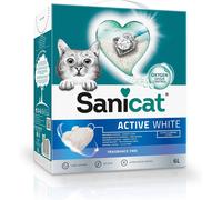 Asfasfq-Litiere Sanicat Ultra Agglomérante Blanche Oxygène 6l