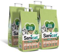 Asfasfq-Litière Végétale Agglomérante Active Natura 100 % Green, Haute Absorption Et Formation D'agglomérats De Manière Naturelle, Produit Recyclé, 4 X 2.5 Kg