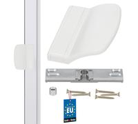 ASFASFq-Loqueteau de porte de balcon pratique - 6 couleurs différentes - Sécurité fumeur - Poignée de porte de balcon universelle - Blanc