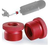 ASFASFq-Lot de 2 adaptateurs de filetage à vis, mâle 1,6 cm vers femelle 9,5 mm pour micro Blue Yeti/Blue Snowball/Blue Yeti X (rouge)