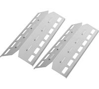 ASFASFq-Lot de 2 cache-brûleurs de 39,5 cm en acier inoxydable pour barbecue à gaz Landmann Triton 2.0 & 3.0, Taino, Burnhard et la plupart des barbecues à gaz