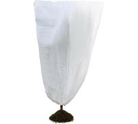 ASFASFq-Lot de 2 Housses de Protection Anti-Gelées pour Tous Types d'Arbres, Plantes et Arbustes. 1,5 Mètre de Diamètre sur 1,8 Mètre de Hauteur. Tissu Doux et Résistant de 17 g/m2