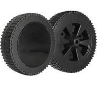 ASFASFq-Lot de 2 pièces de rechange pour barbecue de roue de 7"" avec housse de roue, pour roues de barbecue D`y`n`a`g`l`o 70-05-104 DGF493BNP DGH474CRP, jardin, chariot de préparation des aliments,