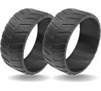 ASFASFq-Lot de 2 protections de roue compatibles avec Ecovacs Goat G1 G1-800 G1-2000 pour tondeuse robot avant Protection de roue avant Profil de roue avant Surélévation - Protection robuste des pneu