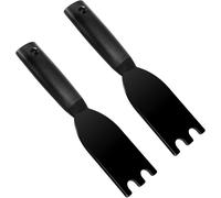 ASFASFq-Lot de 2 spatules universelles pour barbecue George Foreman la plupart des grilles d'intérieur rainurées en nylon résistant à la chaleur Outil de nettoyage pour presse à panini Prise en main