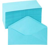 Asfasfq-Lot De 200 Enveloppes En Vrac #10 Bleues Avec Fermeture Gommée, Format Professionnel Pour Invitations, Lettres Postales, Chèques, Cartes De V?ux (11,4 X 24,9 Cm)