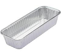 ASFASFq-Lot de 25 ramequins en aluminium pour barbecue - 21,5 x 7,8 x 4,3 cm, Barquettes Aluminium Barbecue Plateaux Barquettes à gouttes - feuille d'aluminium, barquette à gâteaux, pour la cuisine