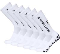 Asfasfq-Lot De 3 Paires De Chaussettes De Football Pour Homme Et Femme, Respirantes, Antidérapantes, Absorbent La Transpiration, Élastiques, Durables, Universelles Pour Le Football, Le Cyclisme, Le