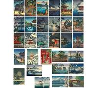 Asfasfq-Lot De 30 Cartes Postales, Cartes Postales Anciennes, Decorative Postcards, Carte Postale Du Paysage, Cartes De Paysages Naturels