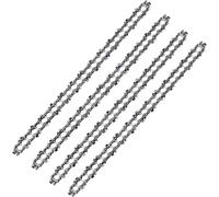 ASFASFq-Lot de 4 Chaînes de Tronçonneuse pour Guide Chaîne de 16"" (40 cm), 3/8"" LP 1,3 mm 56 Maillons d'Entraînement pour Diverses Tronçonneuses, Compatibles avec Bosch, Dolmar, Makita etc.