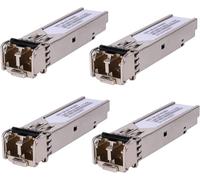 ASFASFq-Lot de 4 émetteurs-récepteurs multimode SFP LC 1,25 G 850 nm 1000Base-SX LC MMF pour Cisco GLC-SX-MMD/SX-MM/SFP-GE-S, Fortinet, Ubiquiti UniFi UF-MM-1G, S- Meraki MA-SFP-1GB-SX