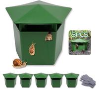 ASFASFq-Lot de 5 Pieg Pièges à Escargots,Piege a Limace,Anti limace Bio,pour Protéger Les Plantes des Escargots-Anti Escargot et Limace,Réutilisable,Robuste et Durable