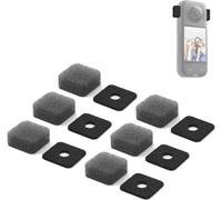 ASFASFq-Lot de 6 bonnettes anti-vent pour microphone, anti-pop pour microphone, compatible avec Insta 360 x 3, Insta 360 x 4, accessoires de rechange pour Insta 360 X4/X3, réduction du bruit du vent