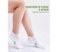 Asfasfq-Lot De 6 Paires De Chaussettes De Sport Respirantes En Bambou Pour Femme, Chaussettes De Running Basses Avec Coffret Cadeau