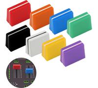 ASFASFq-Lot de 8 Capuchons de Fader Colorés pour Pioneer DJM350, 400, 500, 700, 750, 800, 850, 900NEXUS, 900SRT, 900NXS2, 2000, 2000nexus Fader Caps Bouton Fader Table de Mixage Facile à Installer