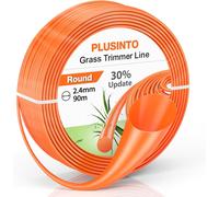 ASFASFq-Lsnisni Fil de Débroussailleuse 2,4mm × 90m, Rond Fil en Nylon, Universelle et Renforcé, pour Disque débroussailleuse et Coupe Bordure, pour Entretien de Jardin et extérieur(.095""/150 Feet)
