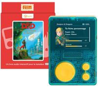 Asfasfq-Lunii - Coffret Baladeur Interactif Flam + Livre Audio À Jouer D&d (Donjons Et Dragons - Hasbro) - Pour Enfants De 7 À 12 Ans - 2 Livres Audio Interactifs Inclus