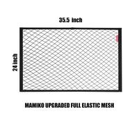 ASFASFq-MAMIKO Cargo Net for Utility Folding Wagon, Garden Cart, Folding Trolley Cart, Beach Cart, Made of Heavy-Duty Elastic Nylon Net 24""X35.5""to 47""×71