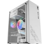 ASFASFq-MARS GAMING MC100, Boîtier de Jeu ATX, Ventilateur FRGB 9cm, Ventilation Convect-Cool, Blanc