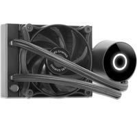 ASFASFq-Mars Gaming MLPRO120, Refroidissement Liquide CPU Professionnel, TDP 220W, Ventilateur FDB Ultra-silencieux, Pompe Opti-Chamber avec Anneau Lumineux Blanc, Multisocket Universel, Noir