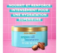 Asfasfq-Masque Capillaire Extra Force Hydratant & Revitalisant + Huile D'argan Du Maroc (Pot De 300 Ml)¿Masque Cheveux Hydratant Et Réparateur Pour Cheveux Abîmés¿Masque Riche Pour Des Cheveux Éclata