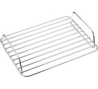 ASFASFq-MasterClass - Plat à Rôtir en Acier Inoxydable avec Grille de Taille Moyenne, 37 x 28 x 6,5 cm