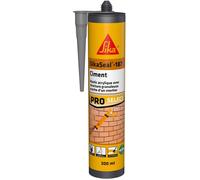 ASFASFq-Mastic acrylique granuleux aspect mortier - SikaSeal-187 Ciment gris - Petites réparations, joints de maçonnerie - Intérieur/extérieur - 300 ml