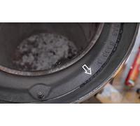 ASFASFq-Mastic réfractaire CALORYGEB spécial montage et réparation de boisseaux, conduits de fumée et foyers de cheminée, résistant jusqu¿à 1300°C, Cartouche 310g
