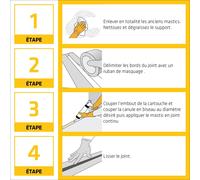 ASFASFq-Mastic silicone sanitaire - SikaSeal-181 Cuisine noir - Réalisation de joints - Spécial cuisines - Intérieur/extérieur - Longue durée - 300 ml