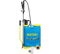 ASFASFq-Matabi - Pulvérisateur Manuel à Pression - Pulvérisateur Agricole 16L - Lance en Fibre de Verre et Buse Robuste - Avec régulateur de pression - Sangles rembourrées - Super Green 16- Fabriqué