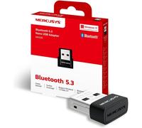 ASFASFq-MERCUSYS MA530 TP-Link Adaptateur Bluetooth 5.3, Dongle Bluetooth 5.3, Clé Bluetooth pour PC, Casque, Souris, Manette, Clavier, Imprimantes, Smartphone, Tablette, Compatible avec Windows 11/1