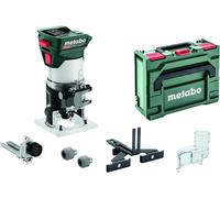 ASFASFq-metabo Fraise à bordure sans fil FMV 18 LTX BL 8-18 V, moteur brushless, 4800-29000 tr/min, pince de serrage 6/8 mm, metaBOX 145 L, réglage précis de la profondeur, ergonomique - pour bois et