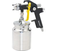 ASFASFq-MICHELIN Pistolet de Peinture Professionnel Type Succion avec Réservoir 1 L - Buse 1.5 mm - Consommation d'Air : 240 l/min - Pression d'Utilisation : 3-4 bar